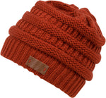 Gorro moderno de punto cable Sakkas Beehive