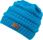 Gorro moderno de punto cable Sakkas Beehive