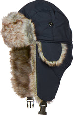 Sakkas - Gorro de aviador unisex de nailon resistente a la intemperie con forro de piel sintética y orejeras para invierno