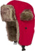 Sakkas - Gorro de aviador unisex de nailon resistente a la intemperie con forro de piel sintética y orejeras para invierno