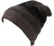 Gorro unisex Sakkas Balmn largo, alto, clásico, a rayas, con forro de piel sintética jaspeada