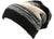 Gorro unisex Sakkas Balmn largo, alto, clásico, a rayas, con forro de piel sintética jaspeada