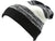 Gorro unisex Sakkas Balmn largo, alto, clásico, a rayas, con forro de piel sintética jaspeada