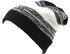 Gorro unisex Sakkas Balmn largo, alto, clásico, a rayas, con forro de piel sintética jaspeada