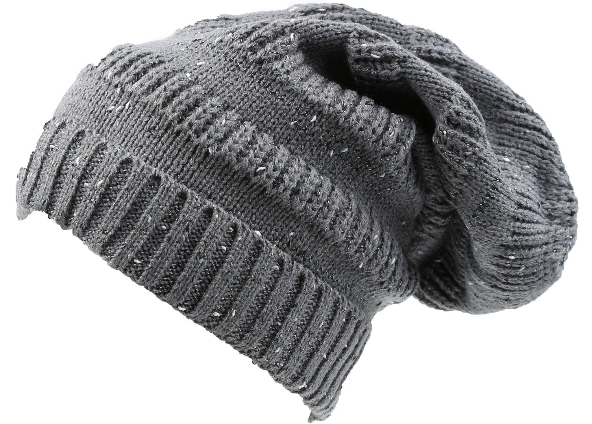 Gorro de pescador unisex de punto liso, holgado, alto y a rayas, de Sakkas Kase