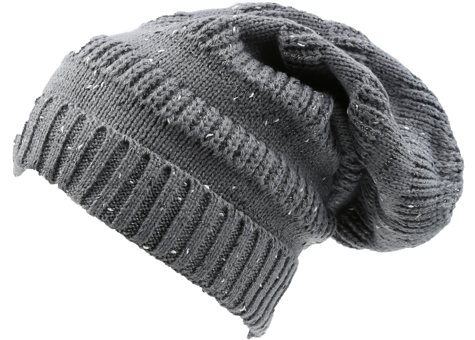 Gorro de pescador unisex de punto liso, holgado, alto y a rayas, de Sakkas Kase