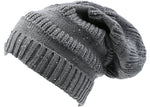Gorro de pescador unisex de punto liso, holgado, alto y a rayas, de Sakkas Kase