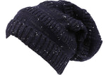 Gorro de pescador unisex de punto liso, holgado, alto y a rayas, de Sakkas Kase