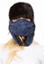 Sombrero de soldado unisex con máscara facial con forro de piel sintética y hebilla ajustable en la barbilla de Sakkas Esty