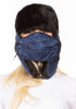 Sombrero de soldado unisex con máscara facial con forro de piel sintética y hebilla ajustable en la barbilla de Sakkas Esty