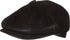 Gorra plana Sakkas Milo Newsboy Cabby, convertible, mate, con relieve y aislante