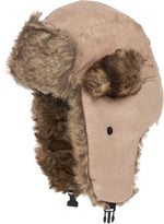 Sombrero de soldado de piel sintética unisex Sakkas Morgan
