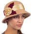 Sakkas Farrah Vintage Style Wool Cloche Hat