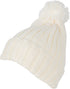 Sakkas Makena - Gorro de invierno unisex con pompón de color liso