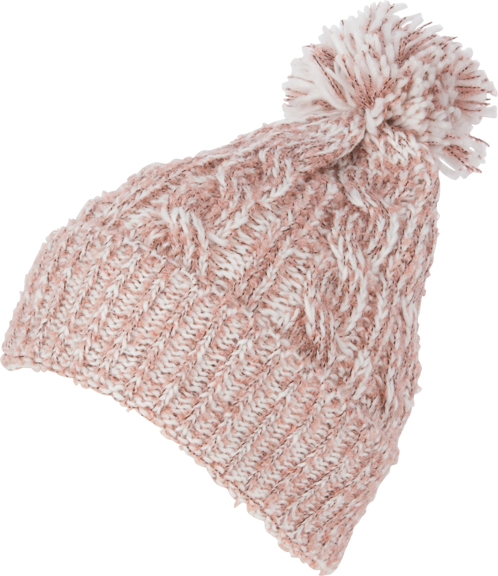 Gorro unisex de punto texturizado con pompón Sakkas Greer