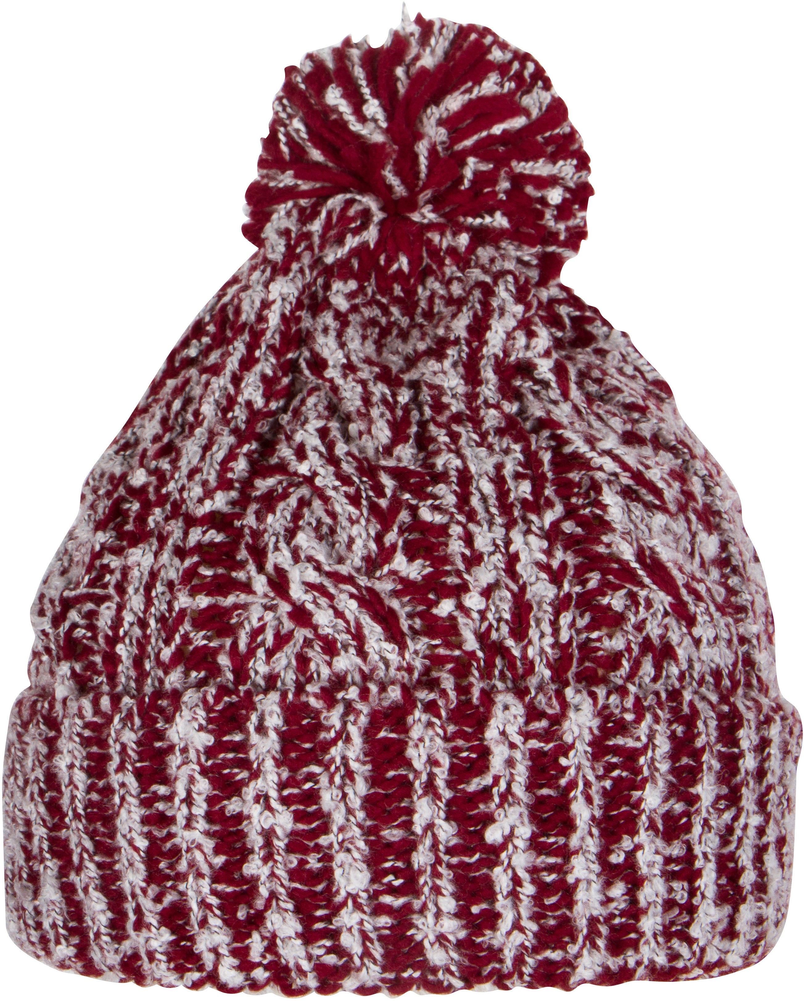 Gorro unisex de punto texturizado con pompón Sakkas Greer