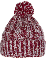 Gorro unisex de punto texturizado con pompón Sakkas Greer