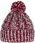 Gorro unisex de punto texturizado con pompón Sakkas Greer