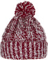 Gorro unisex de punto texturizado con pompón Sakkas Greer