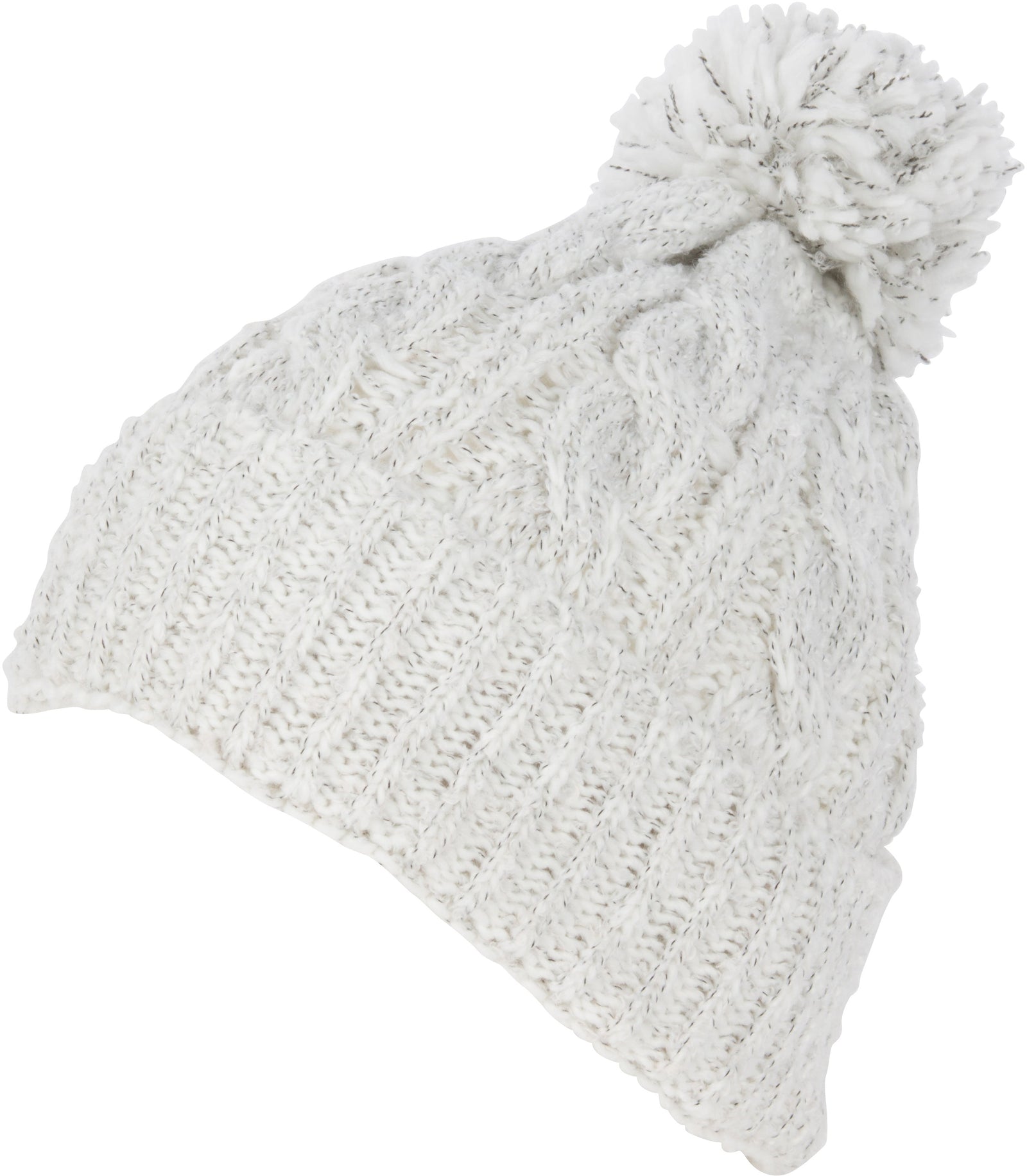 Gorro unisex de punto texturizado con pompón Sakkas Greer