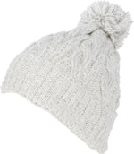 Gorro unisex de punto texturizado con pompón Sakkas Greer