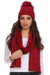Conjunto de gorro y bufanda unisex Sakkas Aaric con pompón de punto trenzado