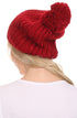 Sakkas Lax Wide Unisex Cable Knit Large Pom Pom Bobble Beanie Hat Cap