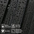 Hausvita 48 x 6 inch WPC Slat Wall Panel (16 Pack)
