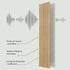 Hausvita Acoustic Solid Wood Slat Wall Panels ( 2 Panels Per Box )