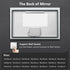 Hausvita Deluxe Edge Glow LED Bathroom Mirror