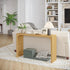 Hausvita HiKingQueens 35" Dining Bench, Indoor Wood Bench for Entryway,Living Room,Kitchen and Bedroom (Nature, Long Bench)