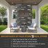 Hausvita Faux Stone Wall Siding Panel, PU Stone Veneer Exterior, 46.46" x 13"