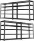 Hausvita Storage Shelves Heavy Duty, 48" L x 18" W x 72" H Garage Wire Shelving Unit Loads 2000LBS, 5-tier Adjustable Metal Industrial Utility Shelf Rack for Kitchen, Laundry Room, Pantry, Warehouse, Basement