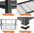 Hausvita Storage Shelves Heavy Duty, 48" L x 18" W x 72" H Garage Wire Shelving Unit Loads 2000LBS, 5-tier Adjustable Metal Industrial Utility Shelf Rack for Kitchen, Laundry Room, Pantry, Warehouse, Basement