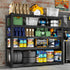 Hausvita Storage Shelves Heavy Duty, 48" L x 18" W x 72" H Garage Wire Shelving Unit Loads 2000LBS, 5-tier Adjustable Metal Industrial Utility Shelf Rack for Kitchen, Laundry Room, Pantry, Warehouse, Basement