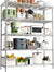 Hausvita Storage Shelves Heavy Duty, 48" L x 20" W x 72" H