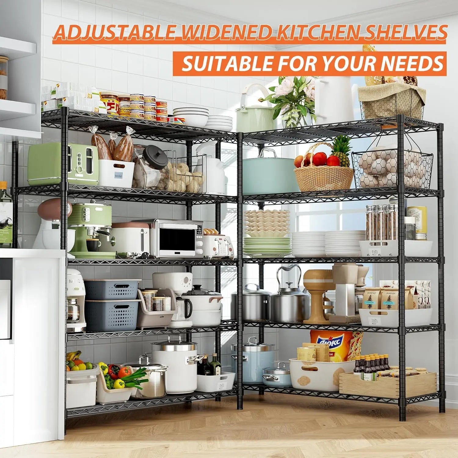 Hausvita Storage Shelves Heavy Duty, 48