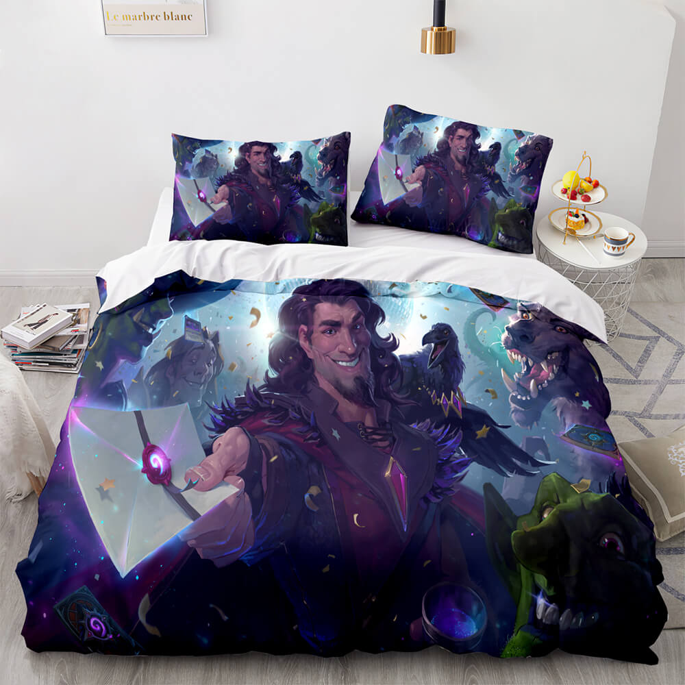 Hearthstone Heroes of Warcraft Cosplay Bedding Set Quilt Cover Without Filler
