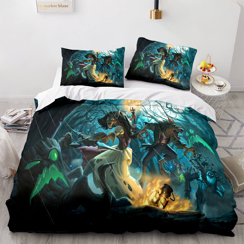 Hearthstone Heroes of Warcraft Cosplay Bedding Set Quilt Cover Without Filler