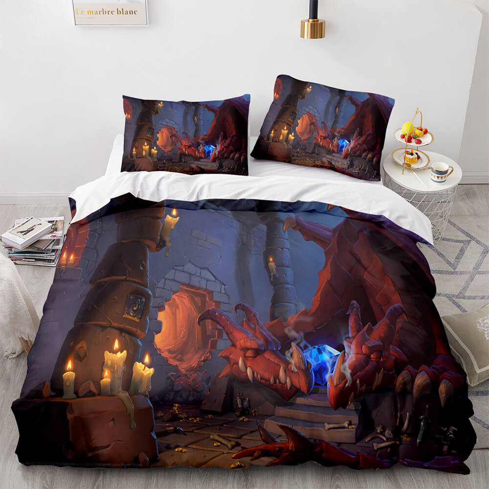Hearthstone Heroes of Warcraft Cosplay Bedding Set Quilt Cover Without Filler