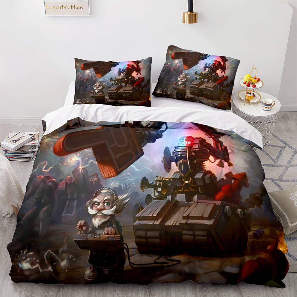Juego de cama con funda de edredón y relleno para cosplay de Hearthstone Heroes of Warcraft