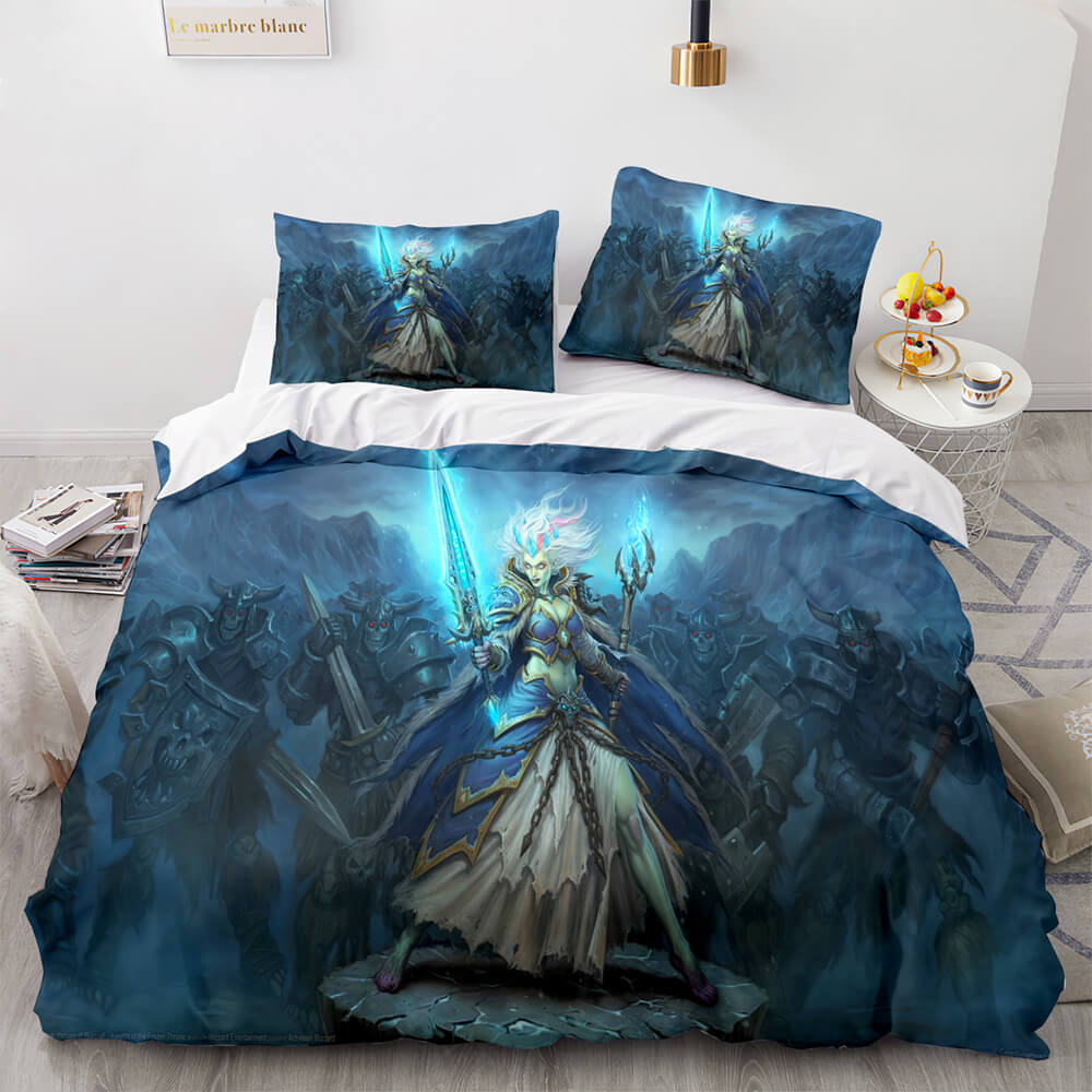 Hearthstone Heroes of Warcraft Cosplay Bedding Set Quilt Cover Without Filler