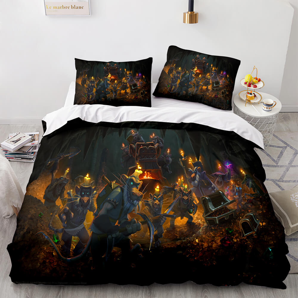 Hearthstone Heroes of Warcraft Cosplay Bedding Set Quilt Cover Without Filler