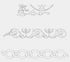 Heavenly Romance - Mylar Furniture Stencil