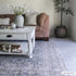 Alfombra lavable de pelo plano vintage Hedda
