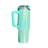 Shimmer 40oz Tumbler  Cup Holder Friendly Pink, White, Blue, Hot Pink, Purple