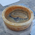 Natural Stone Translucent Honey Onyx Above Vanity or Drop-in Bathroom Sink Polished
