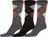 Calcetines de vestir con estampado clásico Sakkas para hombre (paquete de 6)