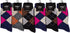 Calcetines de vestir con estampado clásico Sakkas para hombre (paquete de 6)