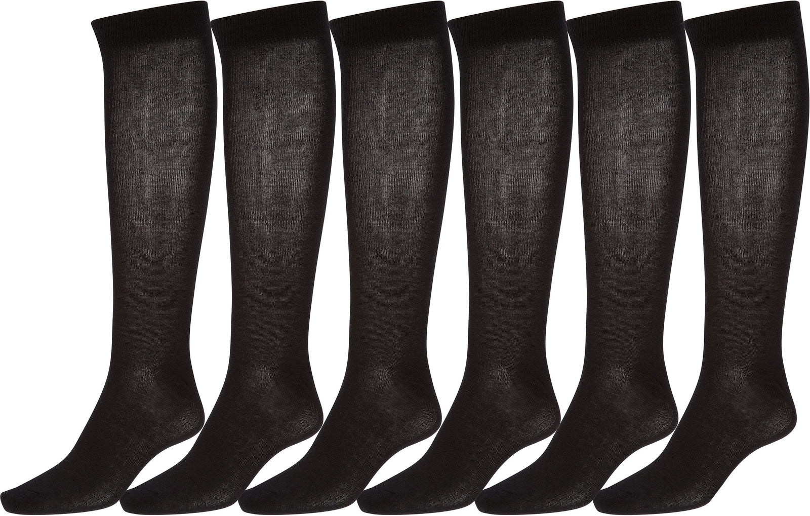 Calcetines hasta la rodilla de mezcla de algodón para mujer de Sakkas (paquete surtido)